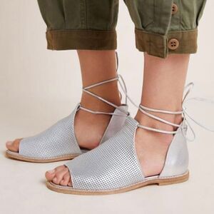 NWT Anthropologie Silent D Nuance Open-Toe Shooties